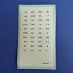 7052027 HI - Hitachi Keyboard Labels